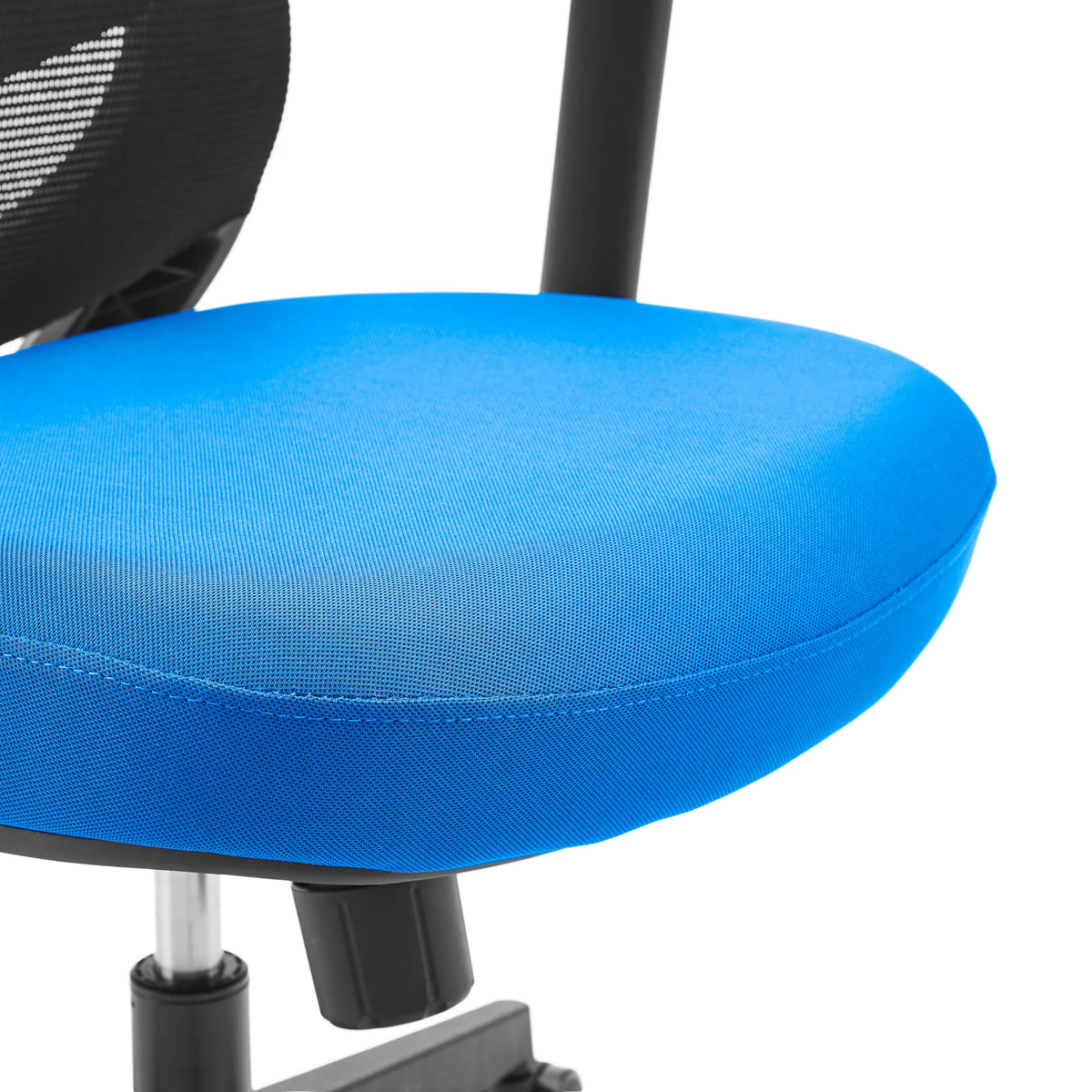Blaue Sitzfläche des Homeoffice-Bürostuhls Sedito von hjh OFFICE