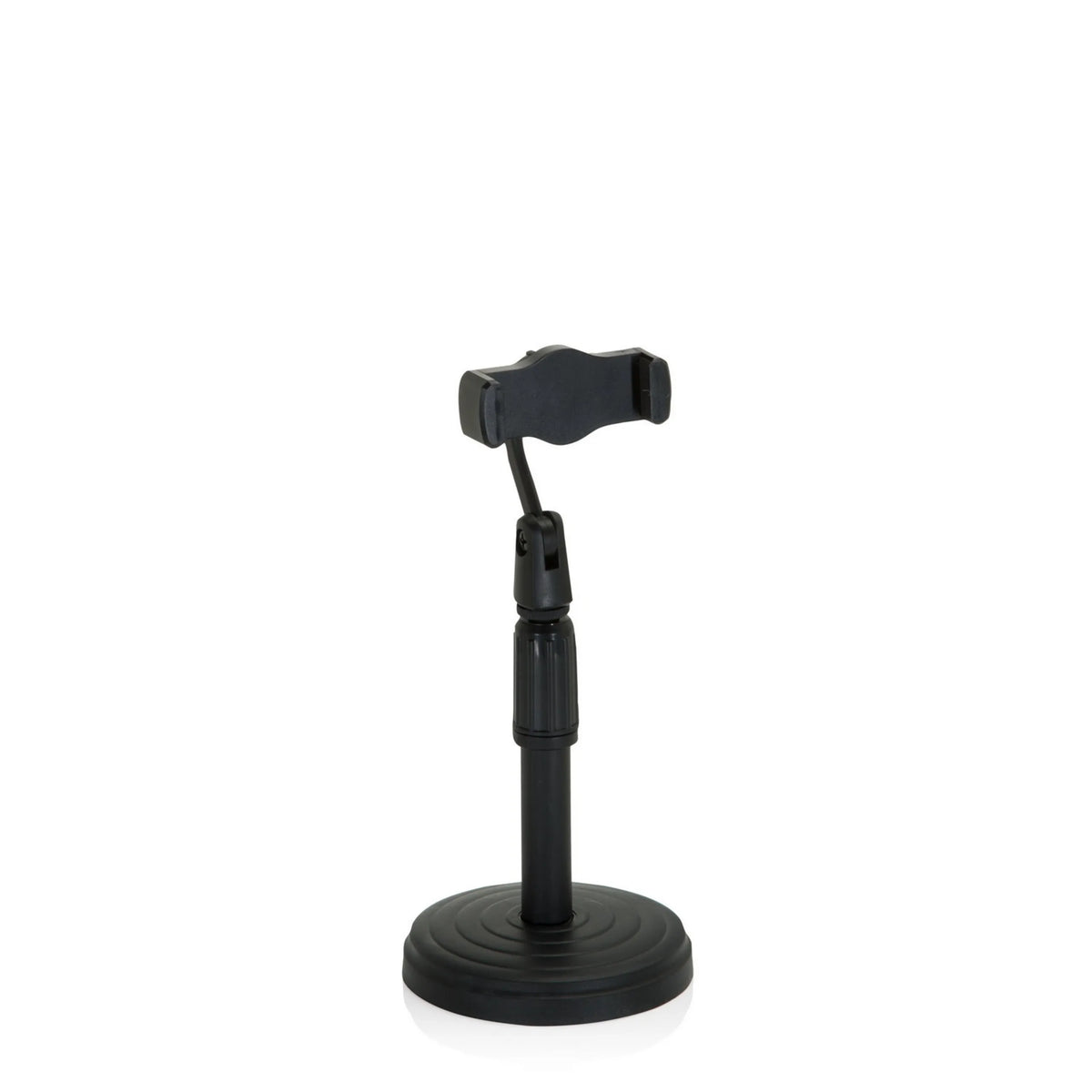 Supporto per cellulare e tablet FLEXMOBI II nero con base rotonda e braccio regolabile di hjh OFFICE