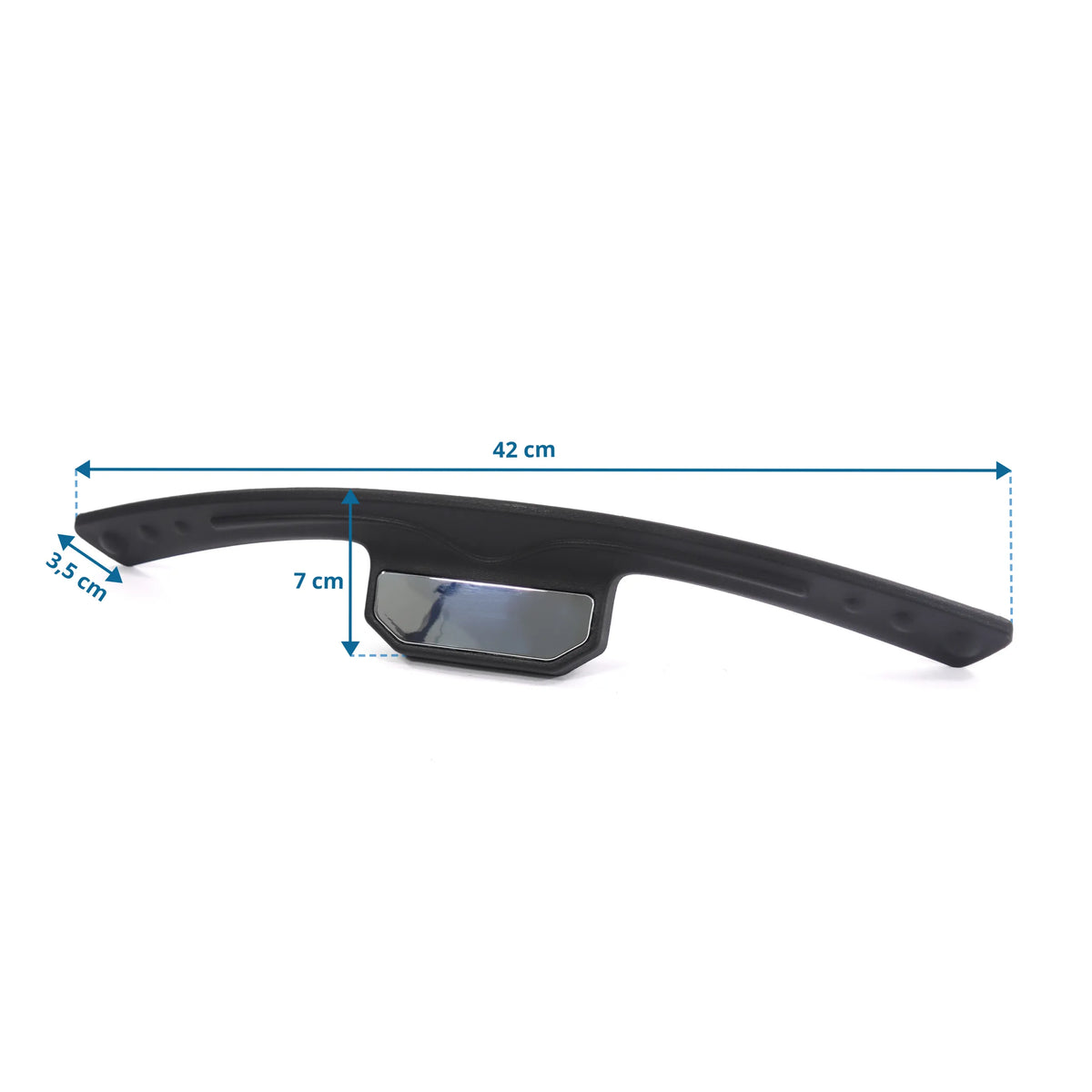 Vista dimensionale della Gruccia KB ERGO LINE con lunghezza di 42 cm e altezza di 7 cm di hjh OFFICE