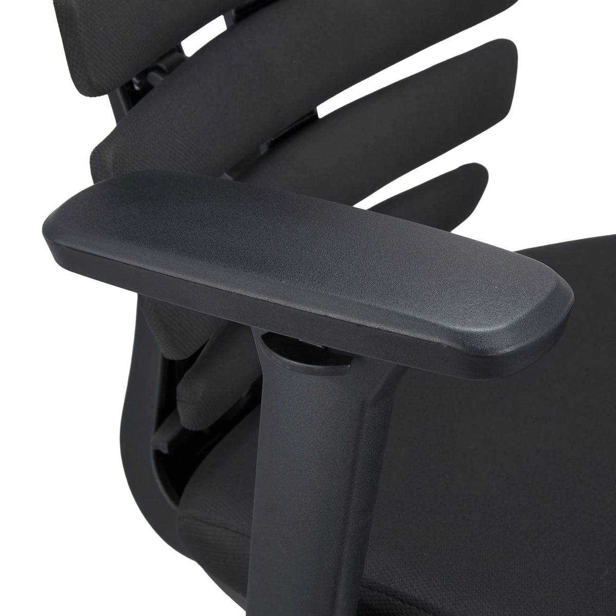 Bracciolo nero della sedia da ufficio professionale ERGO LINE II PRO con supporto imbottito di hjh OFFICE