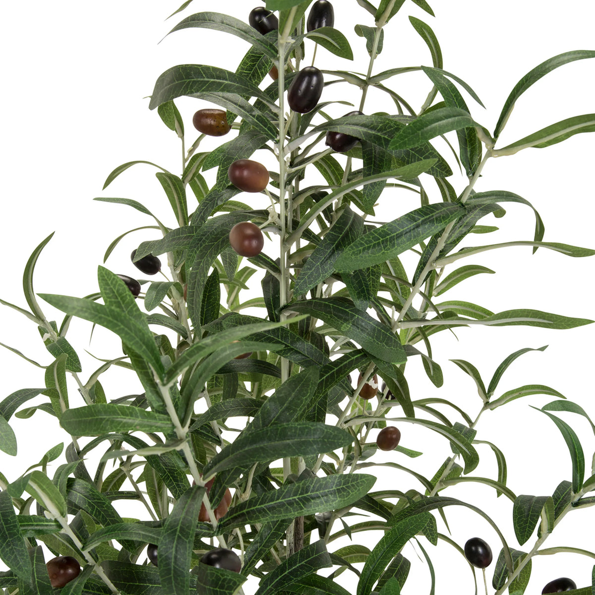 Foglie e olive scure della pianta artificiale OLIVE di hjh OFFICE