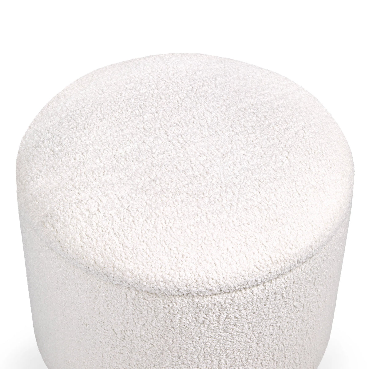 Rivestimento in tessuto bianco dello Sgabello imbottito Storiano S di hjh LIVING