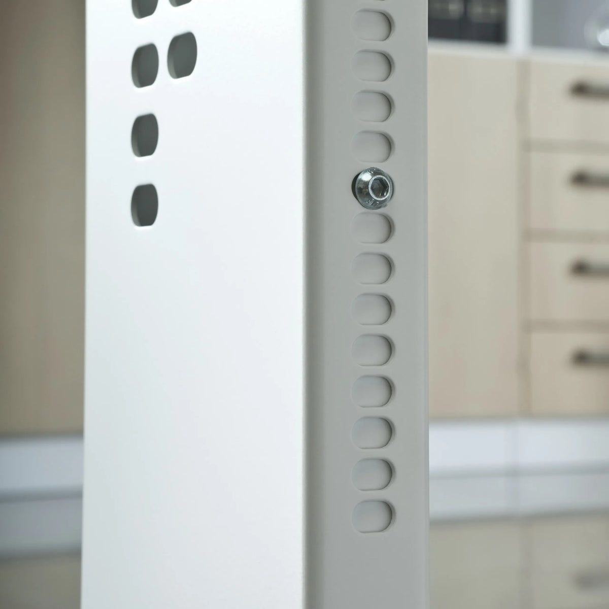 Struttura gambe regolabile in altezza in bianco della serie MEGA 19 W di hjh OFFICE PRO