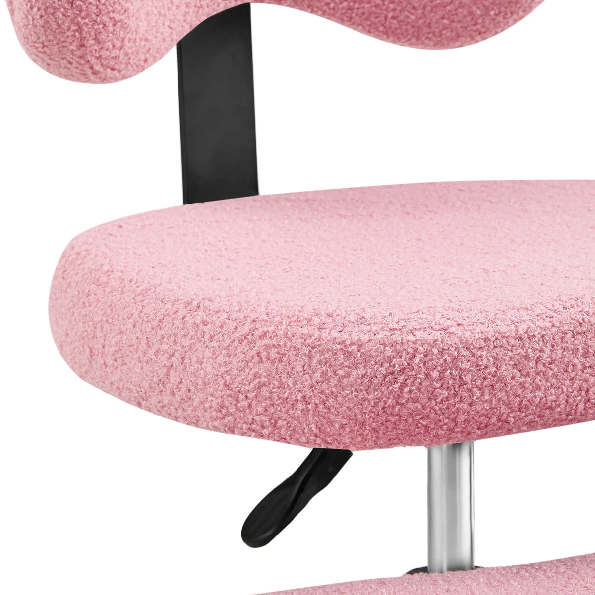 Rivestimento rosa strutturato della seduta della sedia da meditazione Asanasit di hjh LIVING