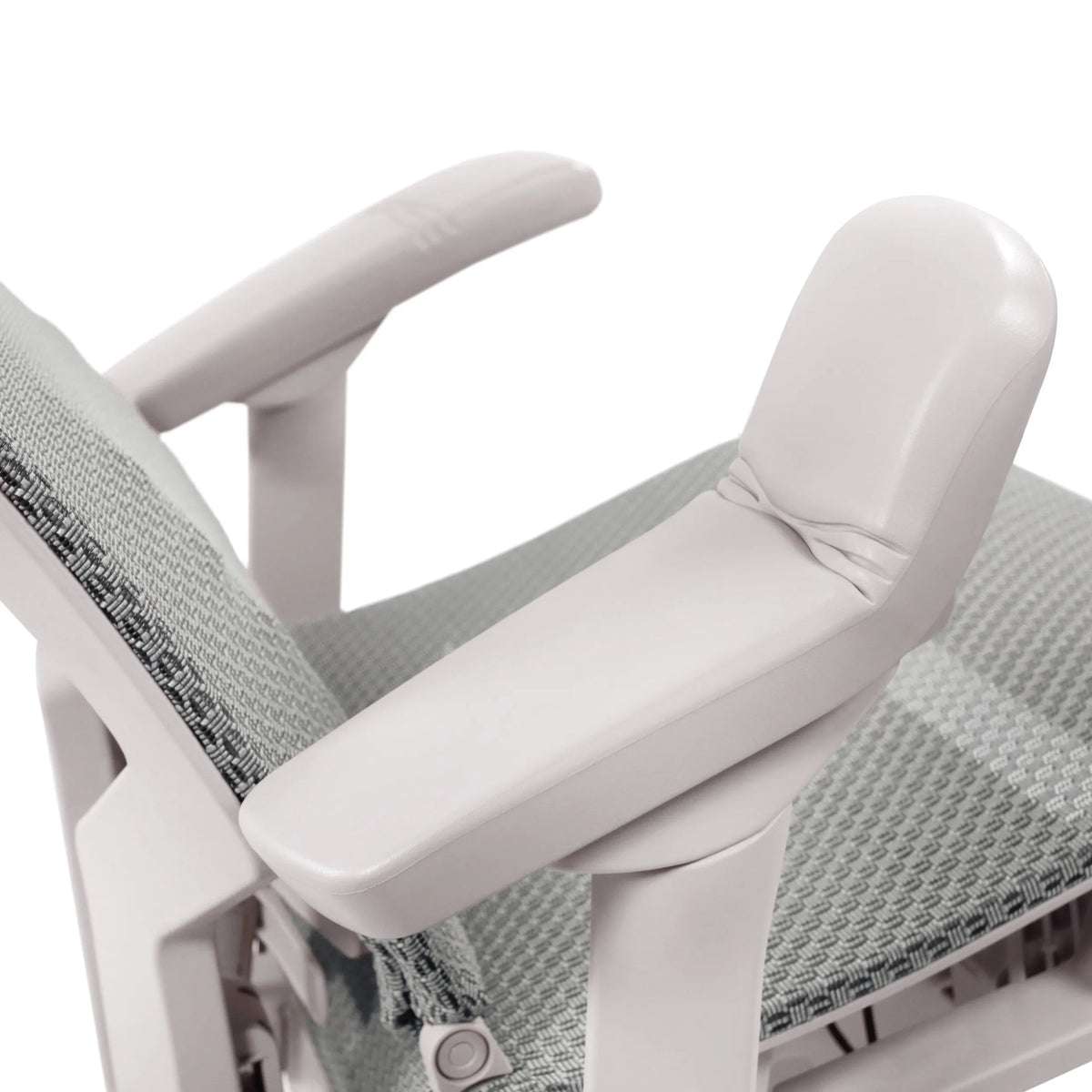 Bracciolo grigio chiaro della High-end Sedia da ufficio POFIT G GEN2 con rivestimento strutturato di hjh OFFICE