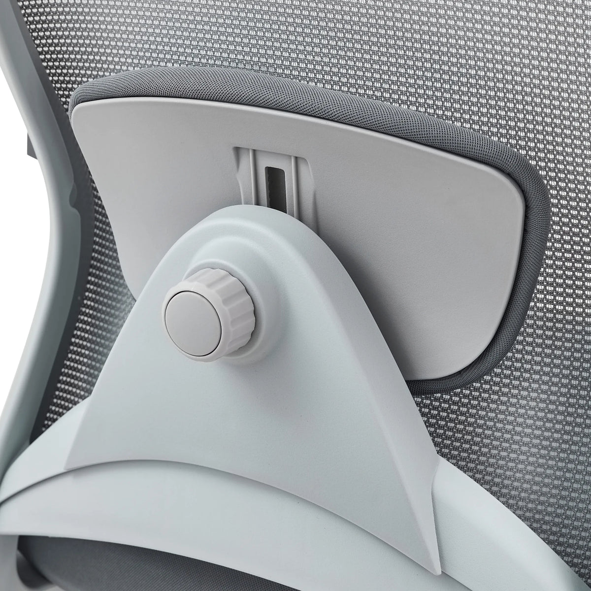 Supporto lombare regolabile in altezza della Sedia da banco Top Work 44 W in grigio di hjh OFFICE