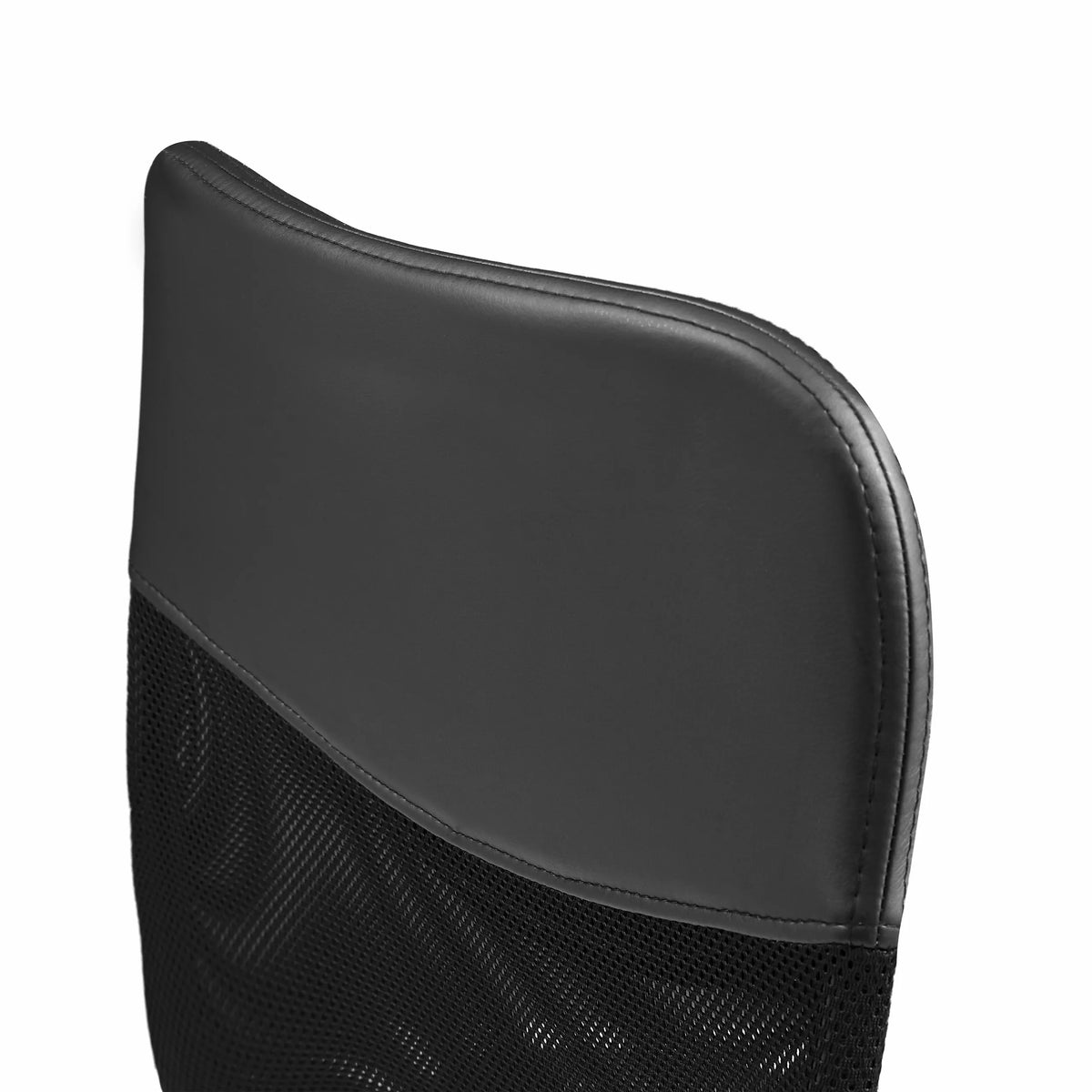 Poltrona Home Office PURE NET in nero con schienale in rete e rotelle di hjh OFFICE
