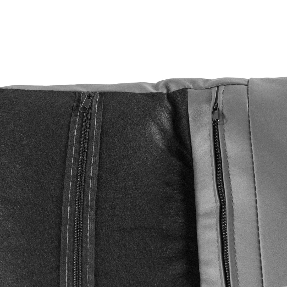 Cerniera e fodera interna del Sofà lounge VINTALUX in grigio di hjh LIVING
