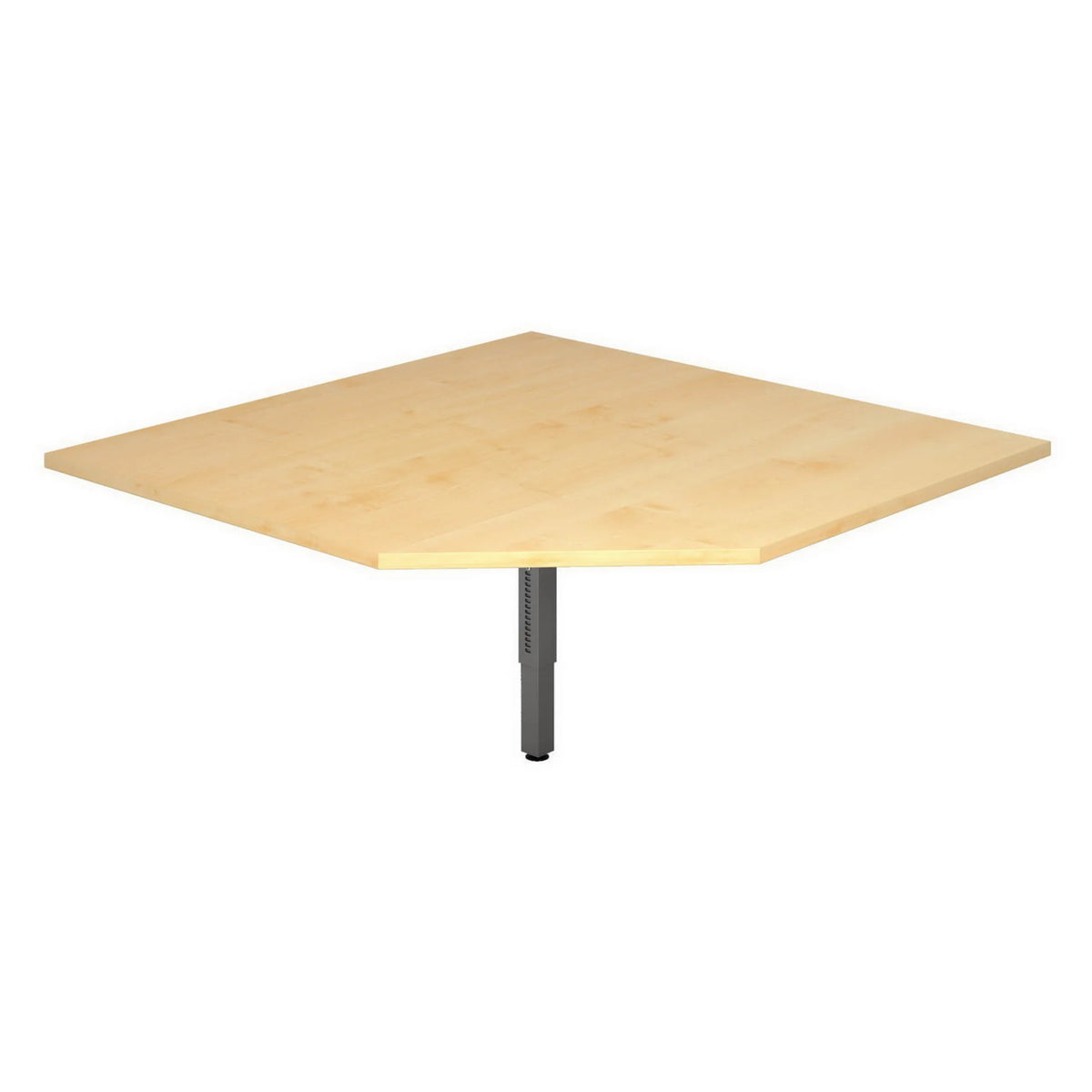 Piano trapezoidale effetto acero della scrivania LT12 G di hjh OFFICE PRO