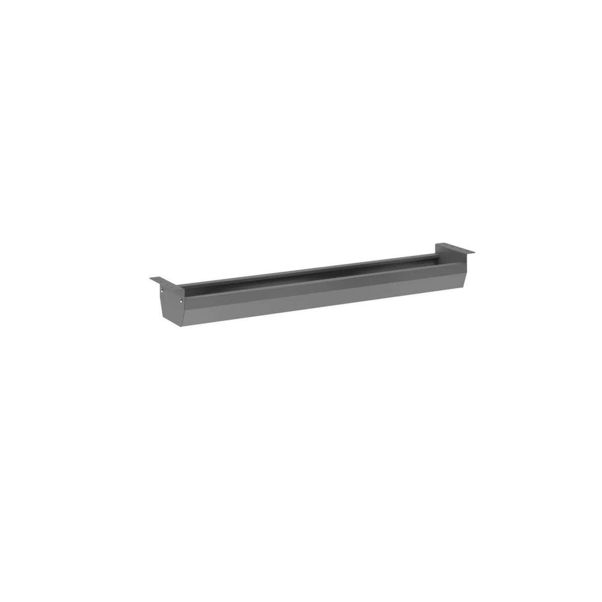 Canalina per cavi orizzontale KC G in grafite con una lunghezza di 120 cm di hjh OFFICE PRO