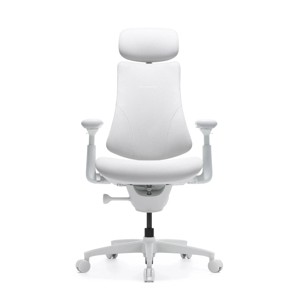 High-end Sedia da ufficio LiberNovo Omni Gen in colore bianco con poggiatesta e braccioli regolabili di Libernovo