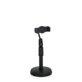 Supporto per cellulare e tablet FLEXMOBI II nero con base rotonda e braccio regolabile di hjh OFFICE