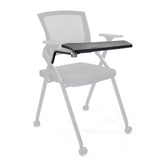 Vassoio scrivania nero TABLET PRIORITY II come Accessori per sedie di hjh OFFICE – vista a 360° (vista frontale 0°)