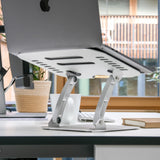 Meccanismo di regolazione argentato del Supporto per LAPTOP STAND di hjh OFFICE