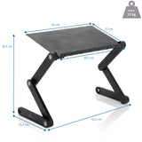 Disegno dimensionale del rialzo da scrivania VM-SA II di 42 × 27 cm e una portata di 12 kg di hjh OFFICE