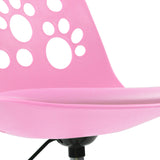 Ciotola in plastica rosa con impronte di zampe della Sedia girevole per bambini FANCY I di hjh OFFICE