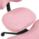 Rivestimento rosa strutturato della seduta della sedia da meditazione Asanasit di hjh LIVING