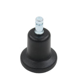 Piedini per sedie 5 x STAND Nr. 10 neri con perno in metallo da 10 mm per tutti i pavimenti di hjh OFFICE