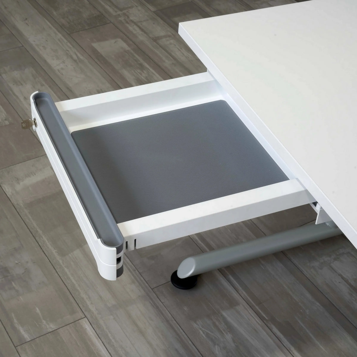 Cassetto sottotop bianco per UCBS Accessori con interno grigio di hjh OFFICE PRO