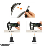 Determinazione della dimensione dei piedini per sedie 5 x STAND Nr. 11 con diametri di 10 mm e 11 mm di hjh OFFICE (immagine generata dall’IA)