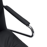 Bracciolo con imbottitura nera della sedia a sbalzo Rovento V di hjh OFFICE