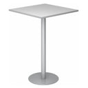 BISTRO H88Q S | Tavolino alto | 80x80 | Argento - Sistema tavolo da conferenza 