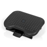 Poggiapiedi PIEDINO DOT color antracite con struttura a rilievo e inclinazione regolabile di hjh OFFICE – vista a 360° (profilo laterale 94°)