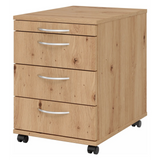 BARI 1606 | Roll container con 3 cassetti | Legno 