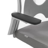 Bracciolo regolabile della Sedia da ufficio professionale ARCEO W in grigio di hjh OFFICE