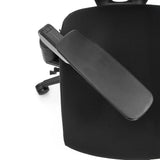 Bracciolo in plastica nera della sedia da ufficio professionale Ergo U2 Flex3 di hjh OFFICE