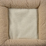 Materiale in pile beige dell'interno della cuccia per gatto PAWY ES di hjh LIVING