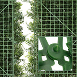 Griglia in plastica verde con elemento di collegamento del pannello vegetale LEAFLUXE 2 di hjh LIVING