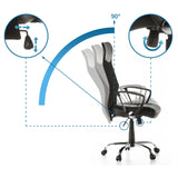 Meccanismi di regolazione dello schienale della Poltrona Home Office ARTON 20 di hjh OFFICE