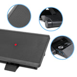 Superficie zigrinata e base del Poggiapiedi PIEDINO STRIPE PRO di hjh OFFICE