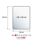 Disegno tecnico del Tappetino ULTIMAT II di 120 x 90 cm di Floortex