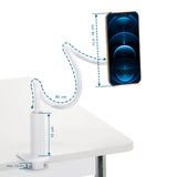 Disegno dimensionale del Supporto per cellulare e tablet FLEXMOBI I con una lunghezza di 80 cm di hjh OFFICE