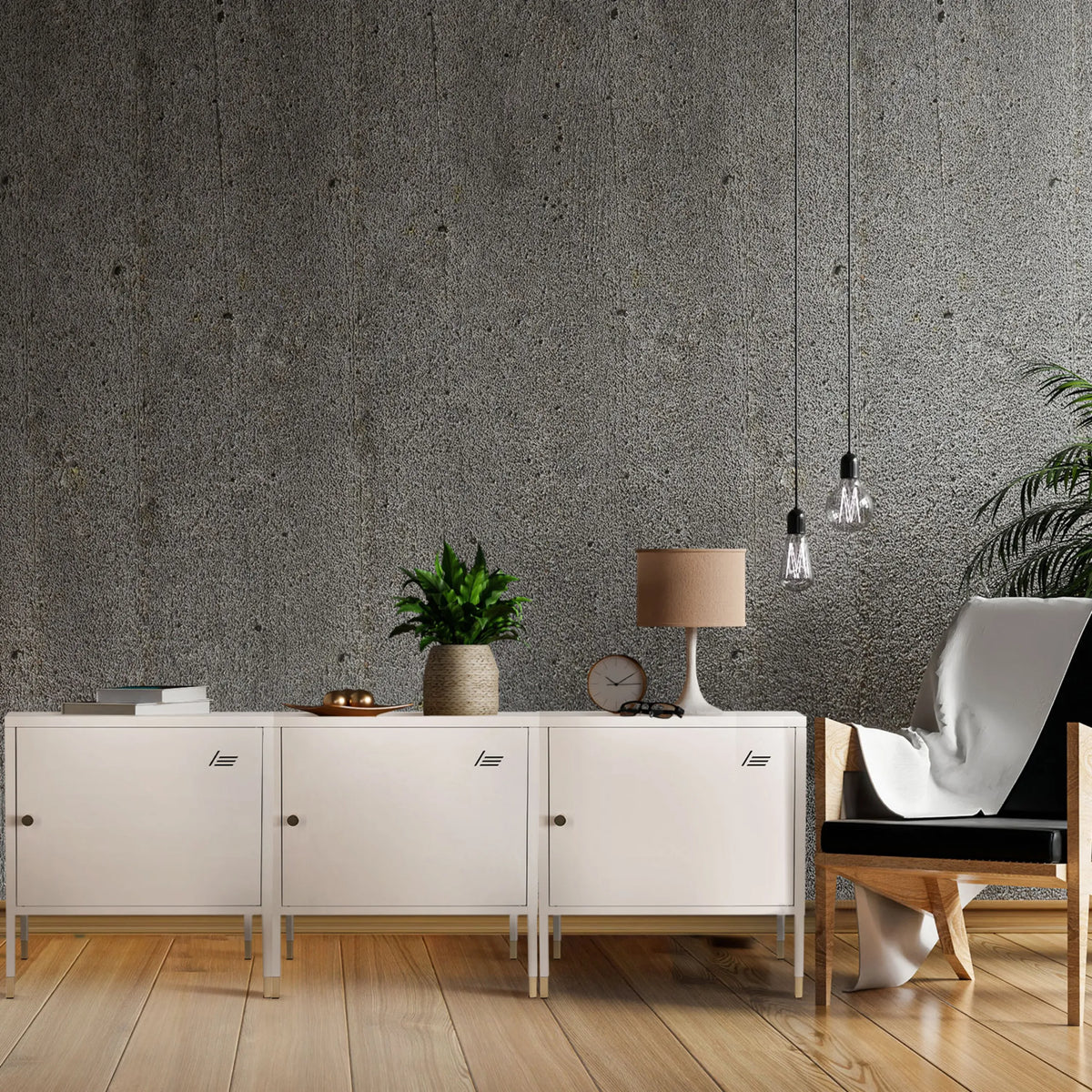 Classificatore bianco UMEO con tre ante e gambe sottili di hjh OFFICE