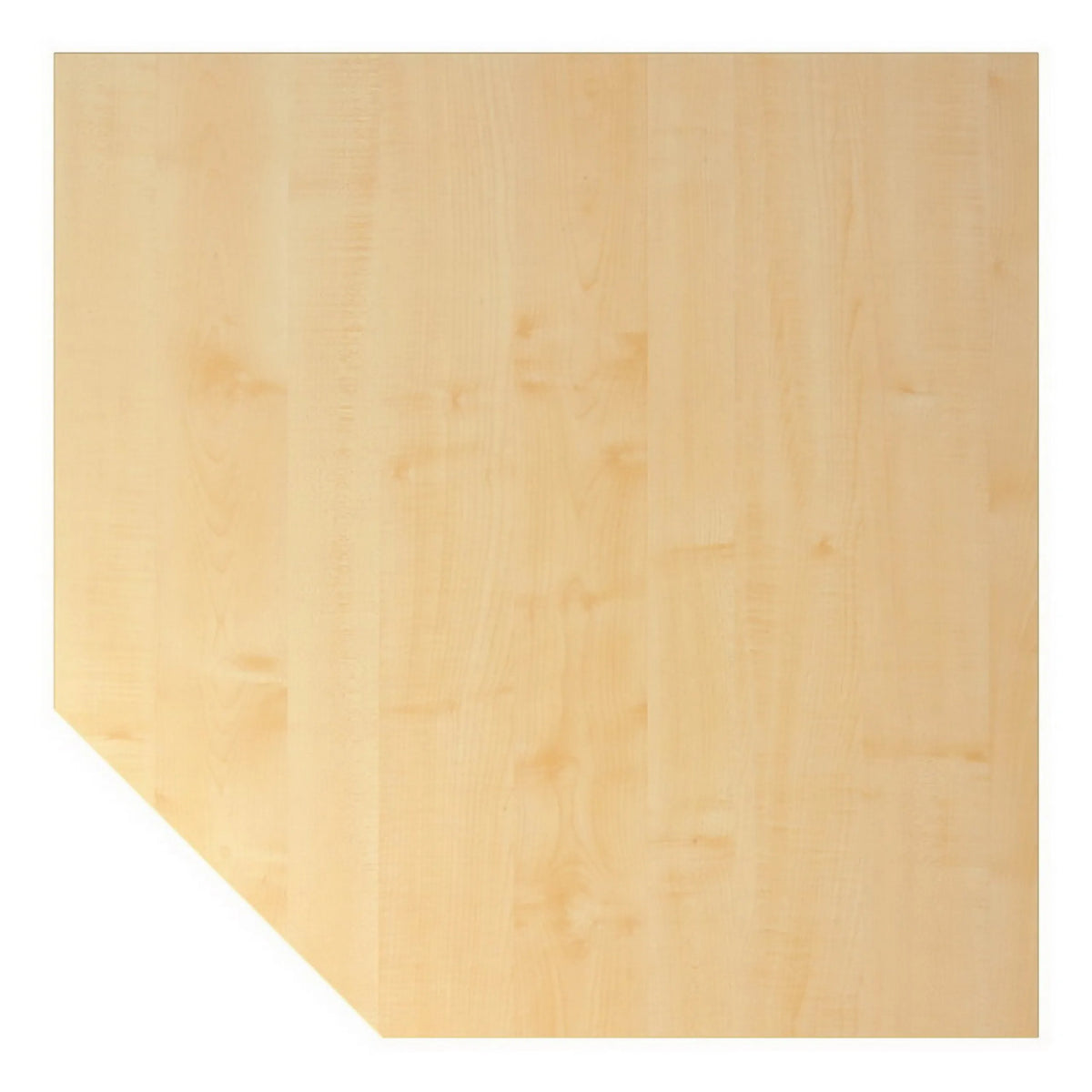 Piastra trapezoidale color acero 120 x 120 mm della serie QT12 di hjh OFFICE PRO