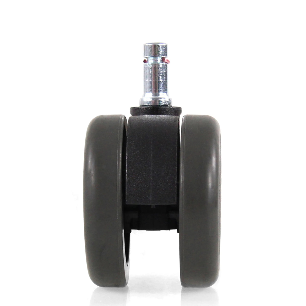 Rotelle per sedia doppie per pavimenti duri 5x ROLO FREE 10mm/65mm in nero di hjh OFFICE