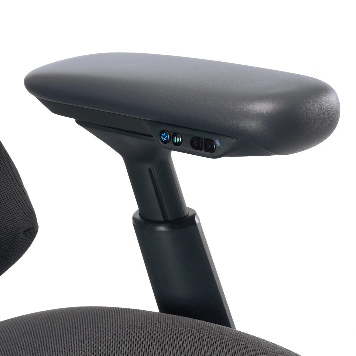 Bracciolo regolabile in grigio scuro della High-end Sedia da ufficio LiberNovo Omni Pro di Libernovo