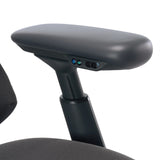 Bracciolo regolabile in grigio scuro della High-end Sedia da ufficio LiberNovo Omni Pro di Libernovo