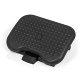 Poggiapiedi PIEDINO DOT color antracite con struttura a rilievo e inclinazione regolabile di hjh OFFICE – vista a 360° (profilo laterale 78°)