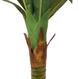 Base del fusto e foglie verdi delle Piante artificiali DRACAENA I di hjh OFFICE