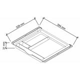 Disegno tecnico degli Accessori UCF1 con 394 × 328 mm di hjh OFFICE PRO