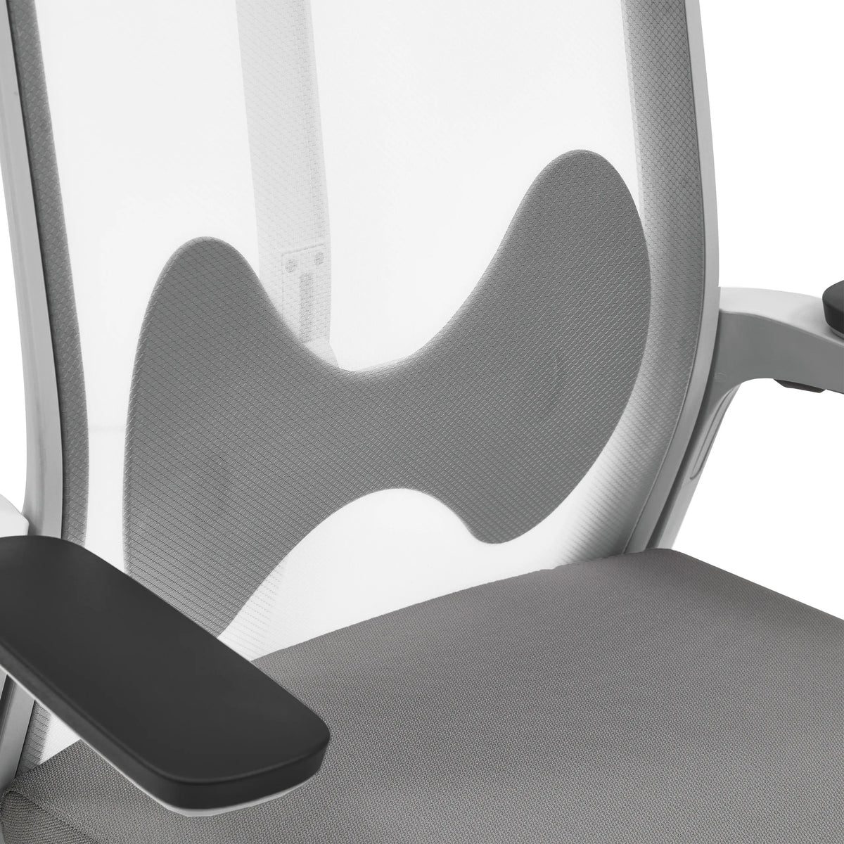 Cuscino di supporto lombare grigio della Sedia da ufficio professionale ARCEO W di hjh OFFICE