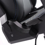 Meccanismo di regolazione e imbottitura della Sedia da gaming GAMEBREAKER POLARYS I in grigio e blu di hjh OFFICE