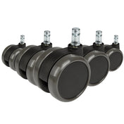 5x ROLO 11mm/65mm | Hartböden - Stuhlrollen - buerostuhl24
