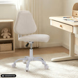 Sedia girevole per bambini Lumikid beige con ruote e pistone a gas di hjh OFFICE (immagine generata dall’IA)