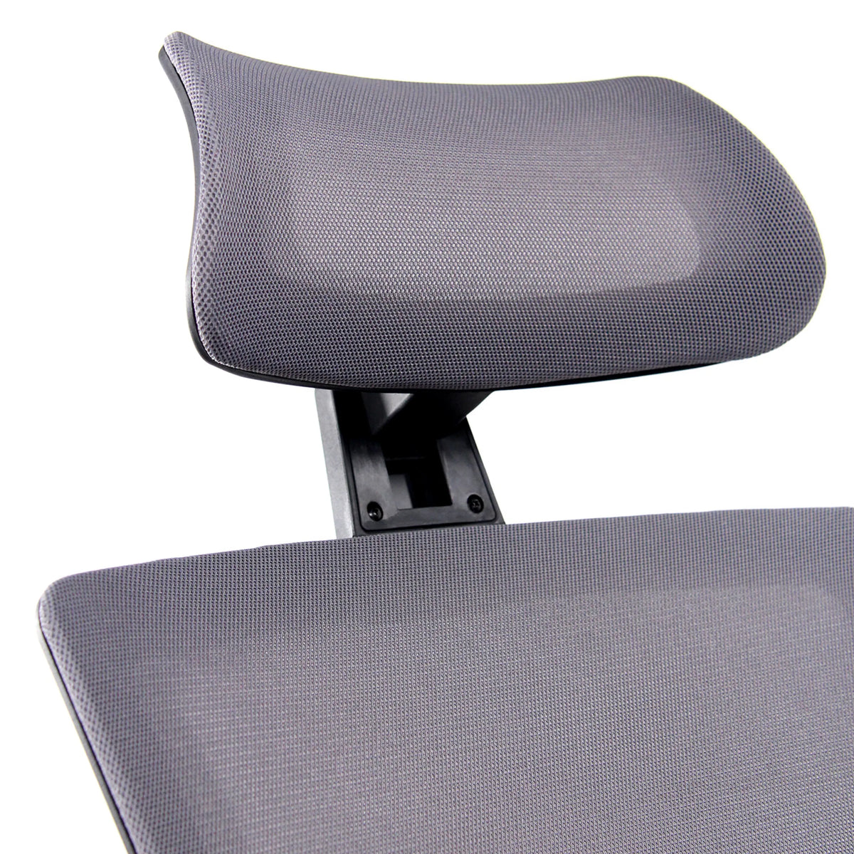 Poggiatesta grigio con rivestimento in rete della sedia da ufficio professionale CAPTIVO di hjh OFFICE