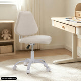 Sedia girevole per bambini Lumikid beige con ruote e pistone a gas di hjh OFFICE (immagine generata dall’IA)